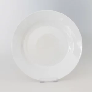 Location assiette 19 cm porcelaine blanche