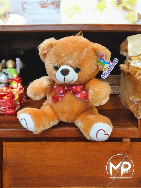 Peluche ourson marron 27 cm - Pluchon
